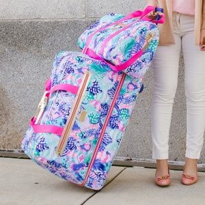 Lilly Pulitzer Suitcase Quill Out Print